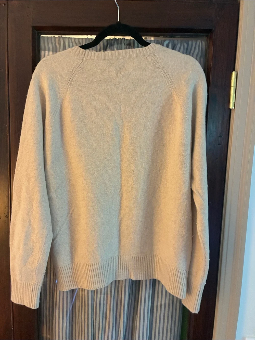 J. Crew Light Cream Crewneck Sweater